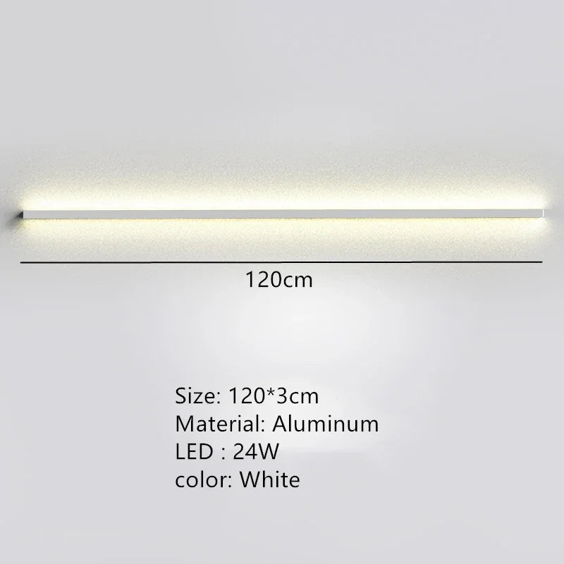 Applique Murale LED Moderne avec Interrupteur de Gradation - Idéal pour une Décoration Élégante