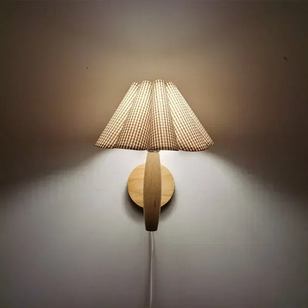 Applique murale LED en bois avec interrupteur - Éclairage de qualité supérieure