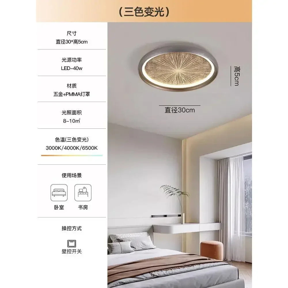 Plafonnier LED Romantique et Moderne
