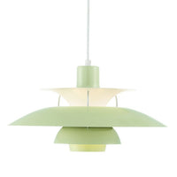 Suspension LED Coen avec abat-jours métalliques innovants