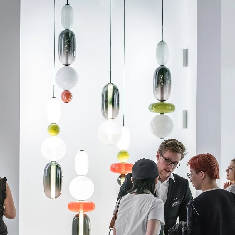 Suspension Luxe en Verre Nouvé.