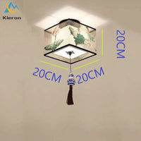 Plafonnier LED Moderne Lotus Oiseau pour Hôtel KTV