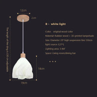 Suspension LED en verre au design nordique contemporain