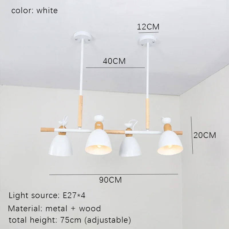 Suspension LED en Rondins Nordiques - Déco Inspirante