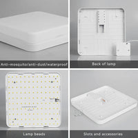 Plafonnier LED Carré Deluxe