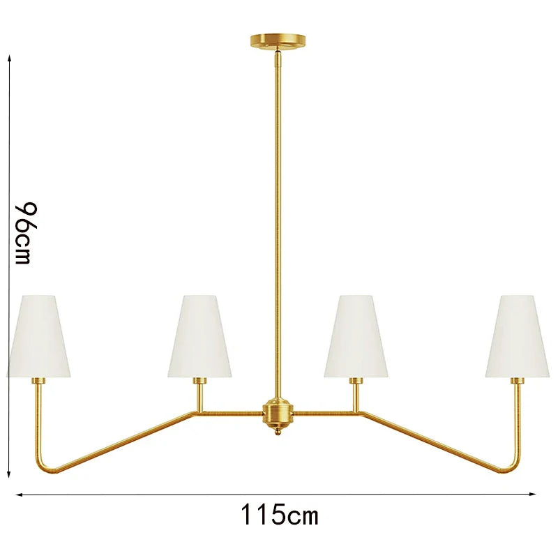 Lustre Élégance Dorée