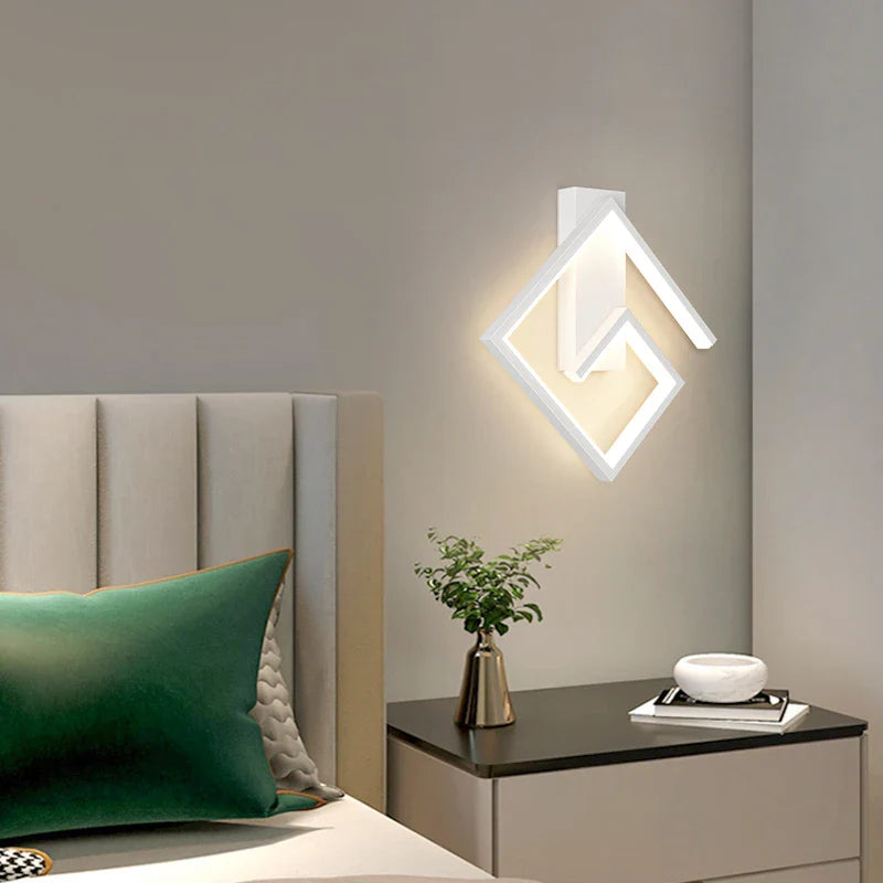 Appliques murales modernes pour allées et escaliers, style minimaliste