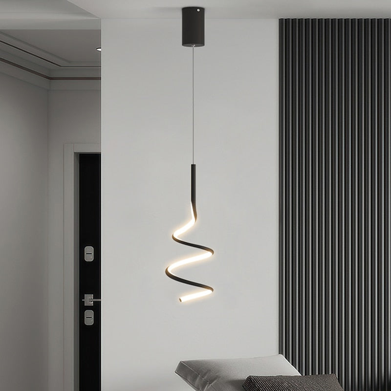 Suspension LED Ondulée Polino