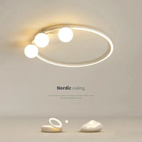 Lustre moderne minimaliste en LED : élégance lumineuse