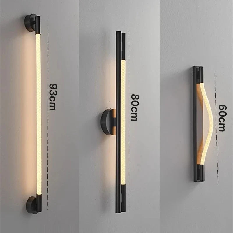 Applique murale LED Minimaluxe en Silicone et Fibre Tissée