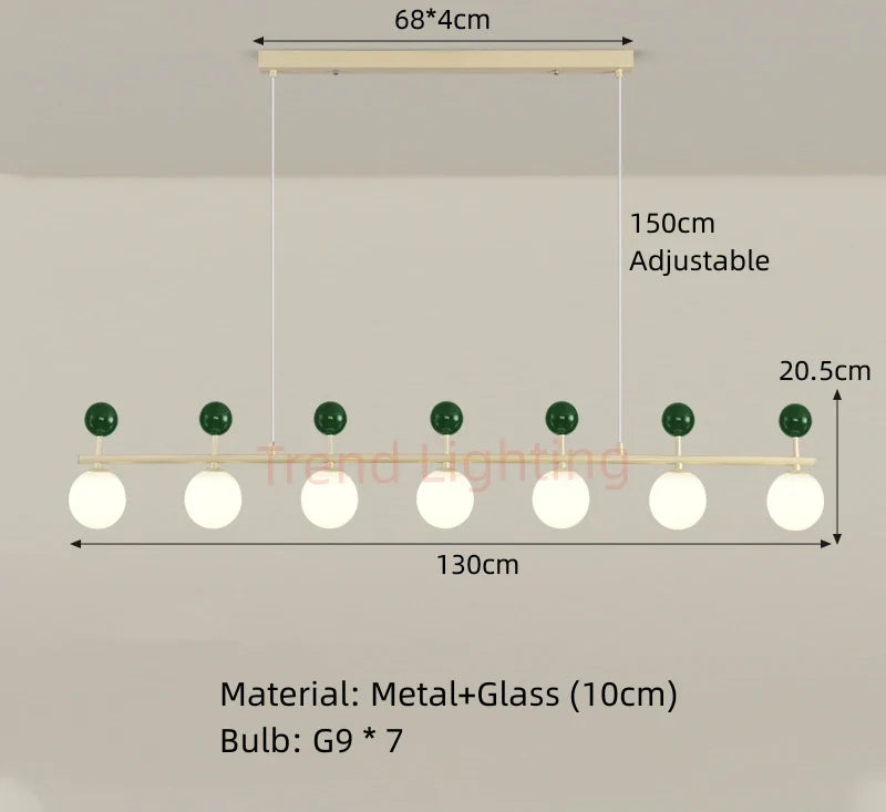 Lustre en verre et métal au design dynamique pour sublimer votre intérieur