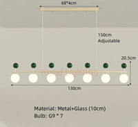 Lustre en verre et métal au design dynamique pour sublimer votre intérieur