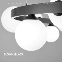 Lustre design rond - Collection Luxe Nordique, Mariage du Minimalisme Moderne