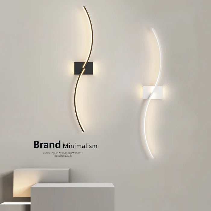 Applique Murale LED Moderne pour Salon et Chambre - Luminaire Design Grid TV Wall Lamp - Décoration Intérieure Chic