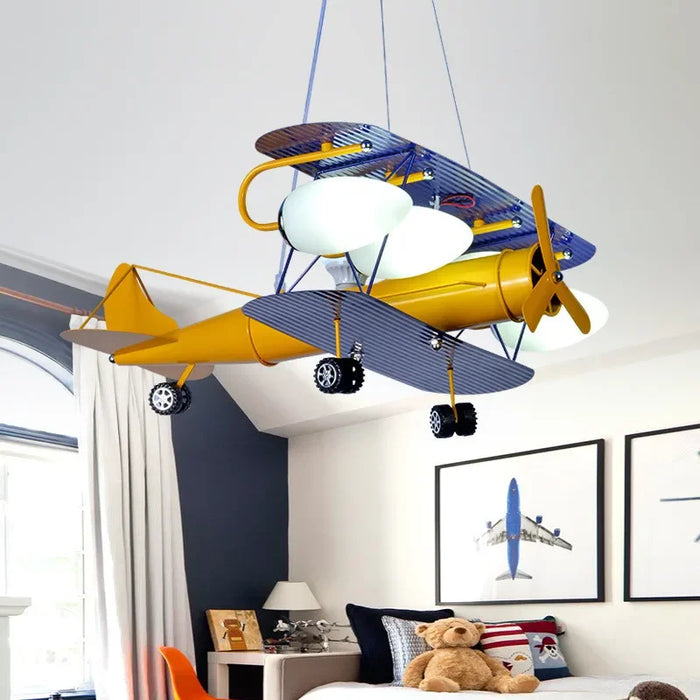 Plafonnier LED Avion Moderne pour Chambre d'Enfant