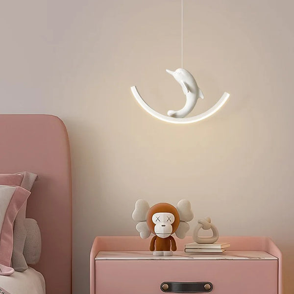 Suspension LED Enfant Chambre Animaux Marins