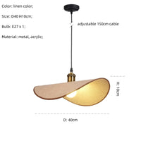 Suspension LED Minimaliste Nordique Wabi Sabi