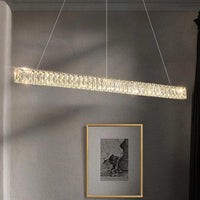 Lustre de luxe en cristal pour hôtel et bar - Style moderne