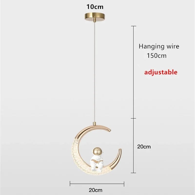 Lampe de chevet astronaute pour chambre d'enfant