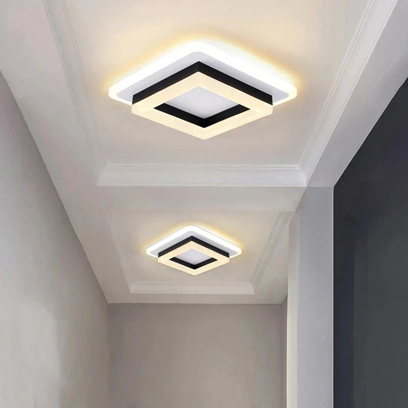 Plafonnier Carré LED Moderne Nordique pour Intérieur