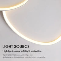 Plafonnier LED nordique au design épuré