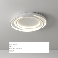 Plafonnier LED nordique moderne pour chambre, salle à manger, cuisine - noir et blanc