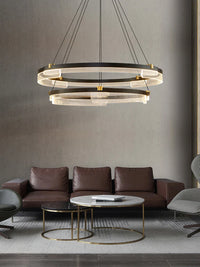 Lustre LED Nordic Zen pour Salon de Thé - Style Moderne Minimaliste