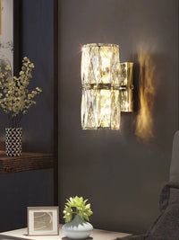 Applique murale en cristal de luxe et légèreté