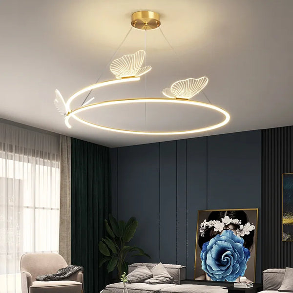 Lustre papillon LED - Éclairez votre maison avec créativité