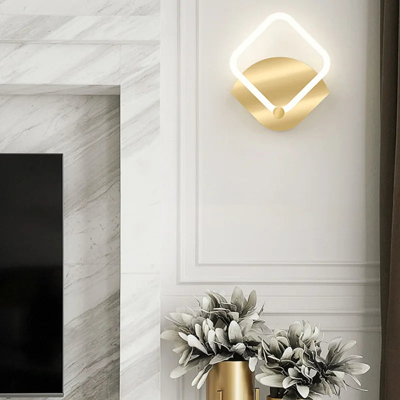 Applique Murale LED Nordique Moderne Rond