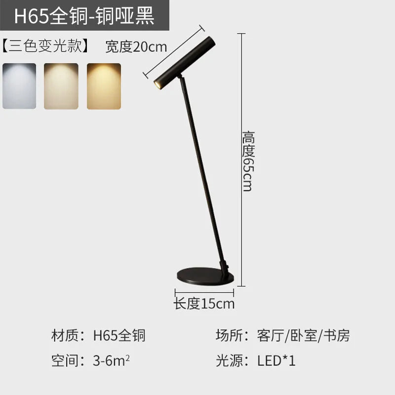 Lampadaire LED Nordica - Minimaliste & Réglable.