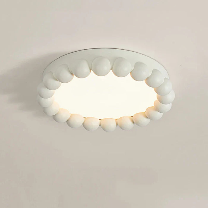 Plafonnier LED circulaire Nordic Cream Style
