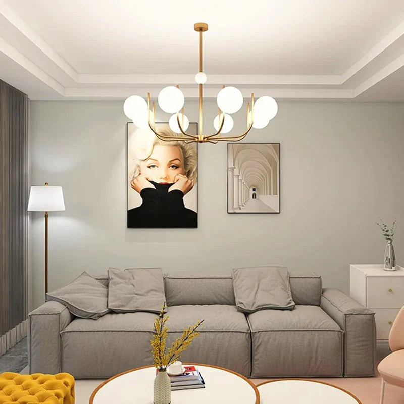 Lustre moderne LED pour un éclairage intérieur sophistiqué