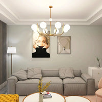Lustre moderne LED pour un éclairage intérieur sophistiqué
