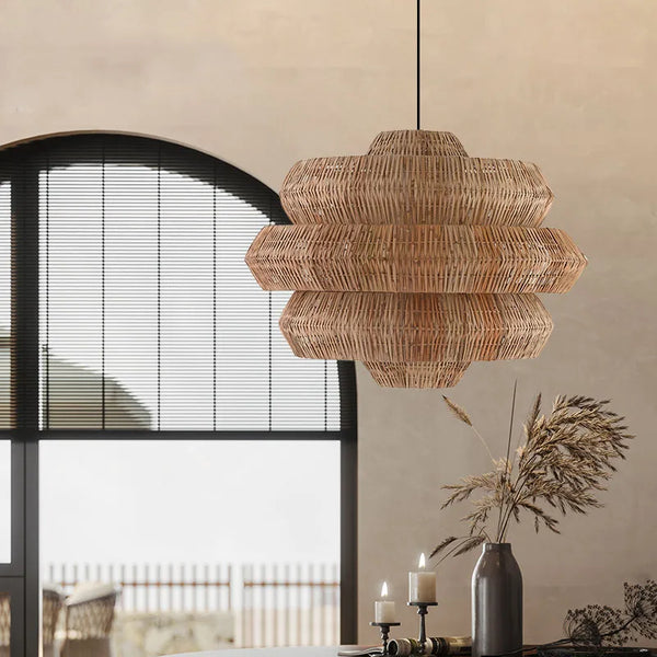 Suspension Rattan Art - Style Boho