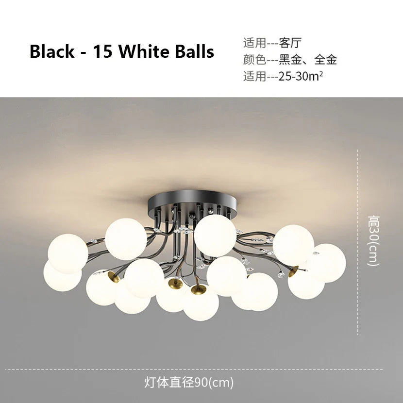 Lustre LED Moderne en Fer pour un Loft Élégant