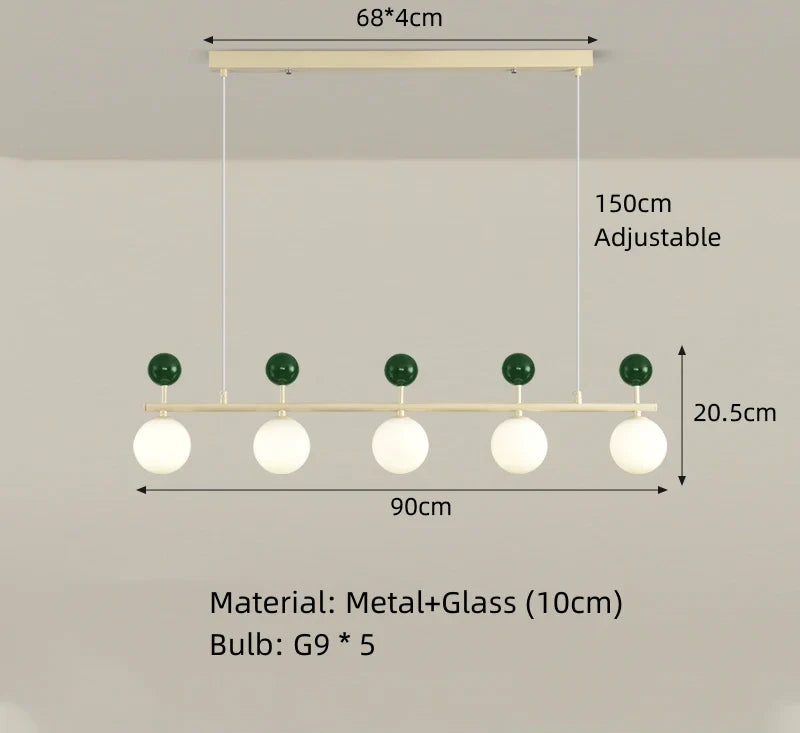 Lustre en verre et métal au design dynamique pour sublimer votre intérieur