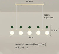 Lustre en verre et métal au design dynamique pour sublimer votre intérieur