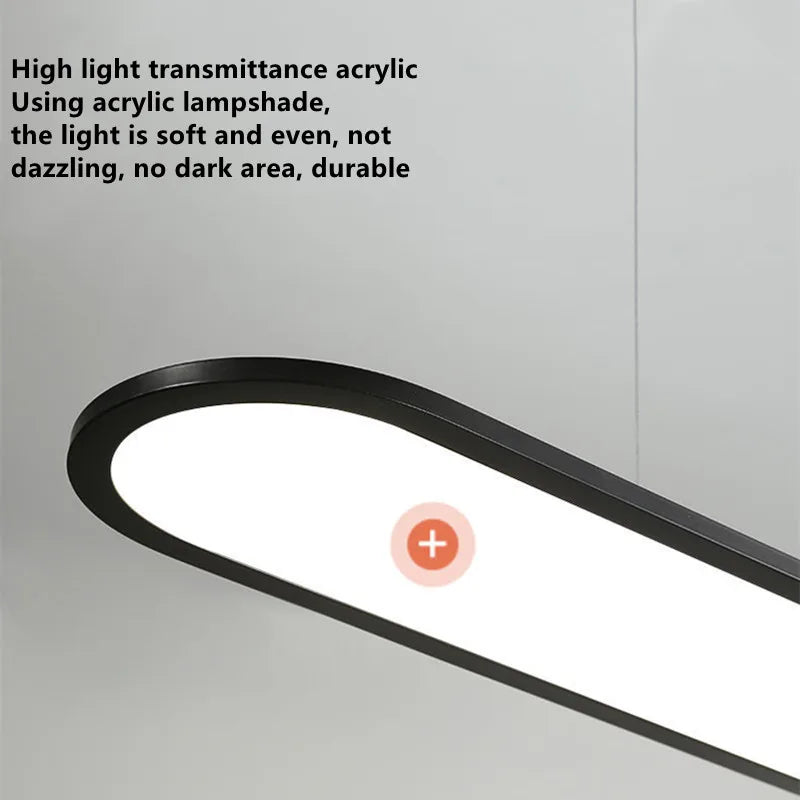 Lustre Suspension LED Design Minimaliste - Lumière Élégante