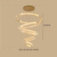 Lustre de Maison Moderne en Cristal de Luxe