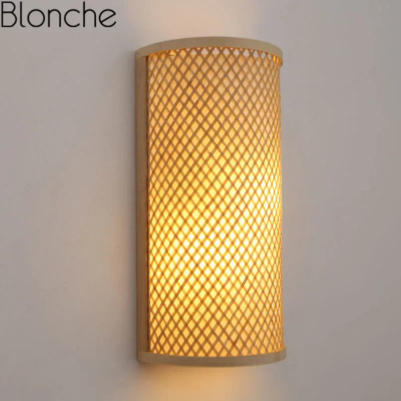 Appliques murales traditionnelles en bambou - Collection Rétro Chic