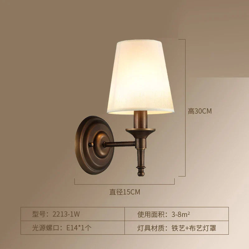 Lustre de style européen et américain en fer forgé pour salon ou salle à manger