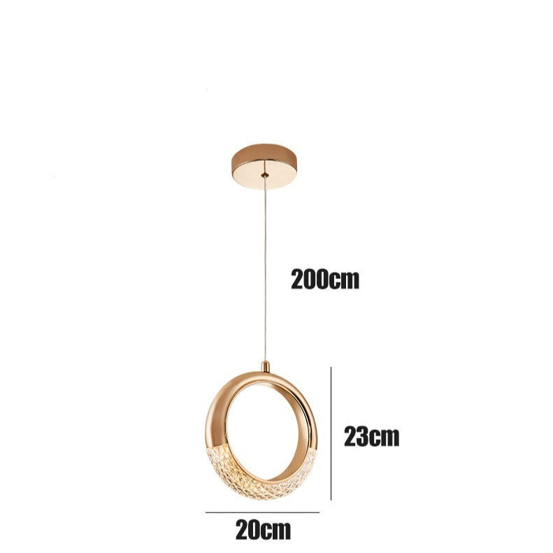 Suspension LED ronde de luxe - Terry