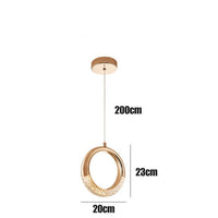 Suspension LED ronde de luxe - Terry