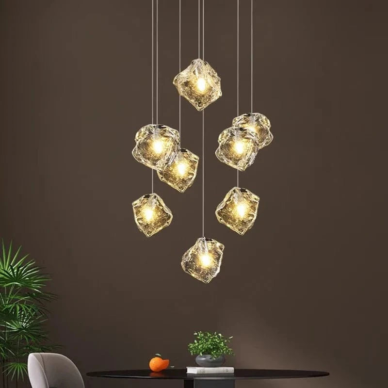 Lustre Moderne LED pour Éclairage Intérieur Suspendu