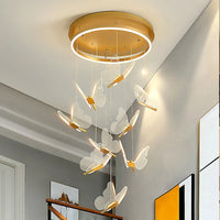 Suspension LED papillon nordique 