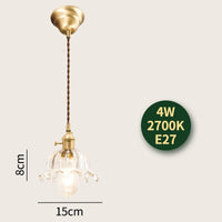 Suspension Diamond Glass LED Nordic Modern