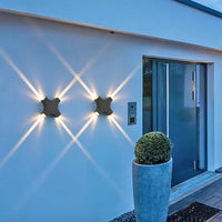 Applique murale LED décor porte d'entrée appliques jardin
