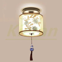 Plafonnier LED Moderne Lotus Oiseau pour Hôtel KTV