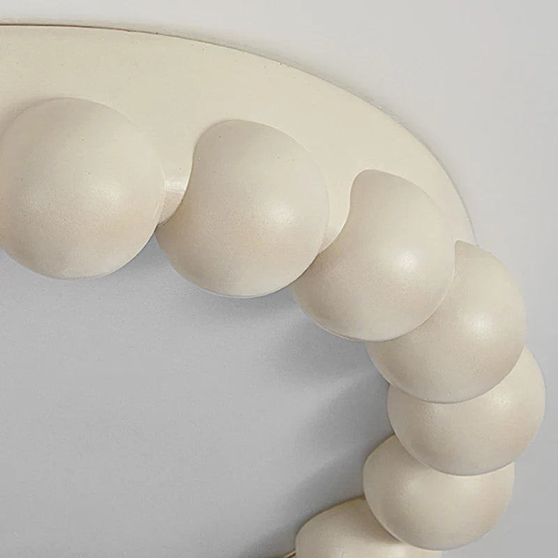 Plafonnier LED circulaire Nordic Cream Style